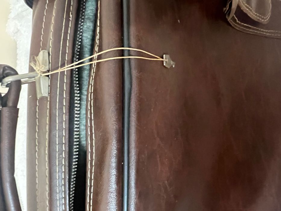 Mala Antiga de Viagem Castanha