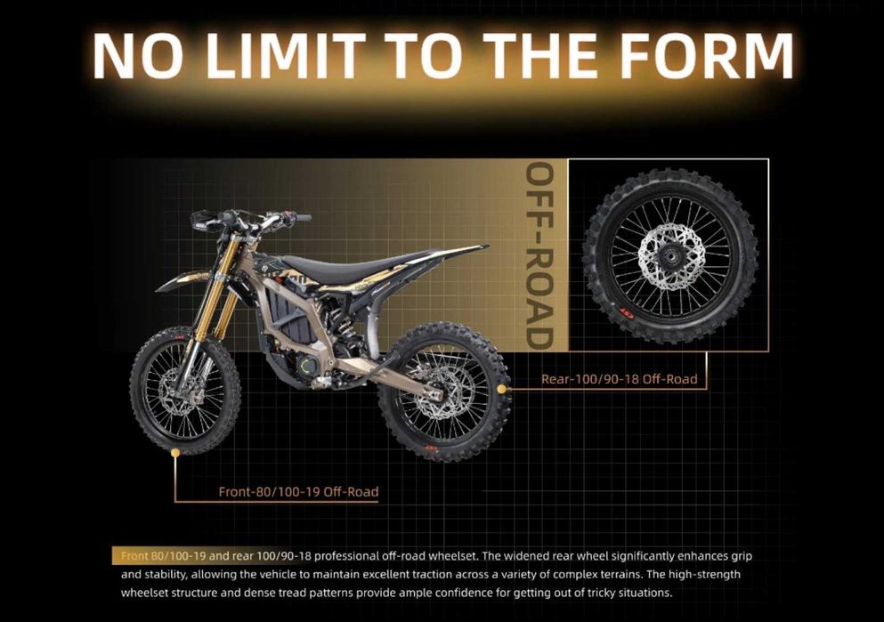 Surron Ultra Bee 74В, 21 кВт, 60 А/ч