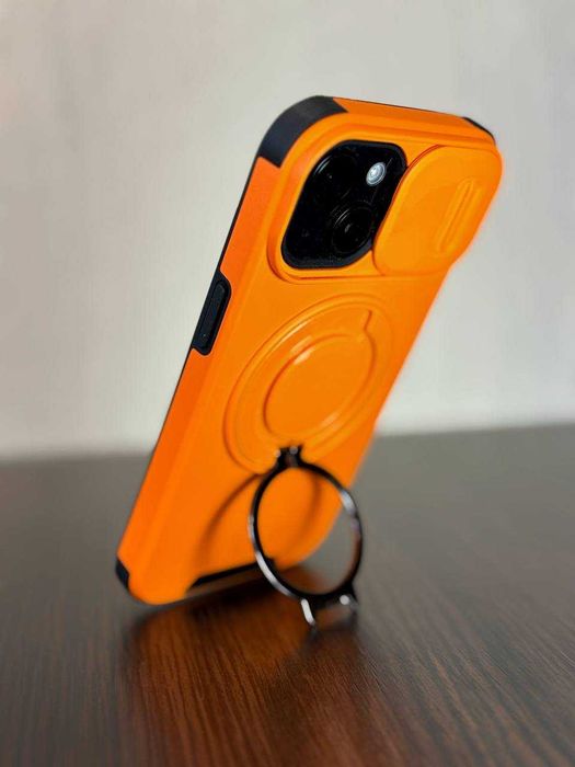 Чохол на айфон, з захистом камери і підставкою