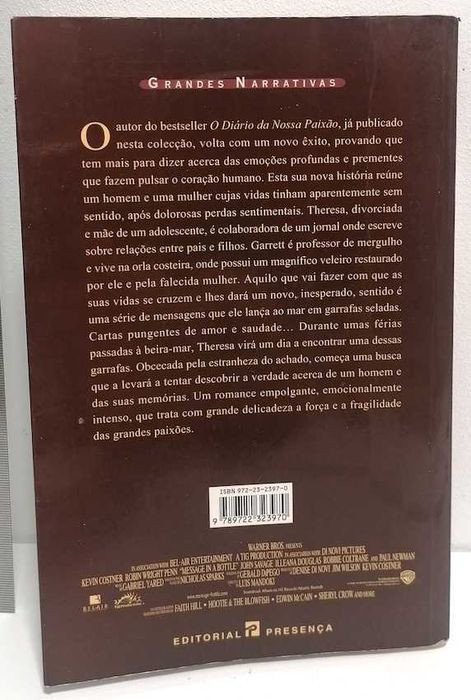 As Palavras Que Nunca te Direi, de Nicholas Sparks