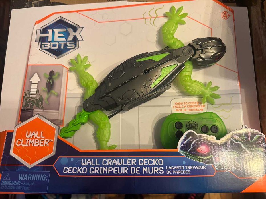 HEX BOTS Wall Crawler Gecko 6070281 gekon RC wspina się po ścianach NOWY