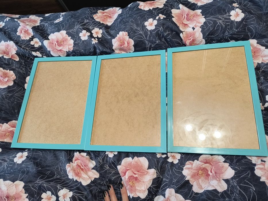 Ramki a4 turkusowe