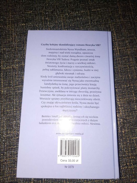 Książka Bertrice Small.