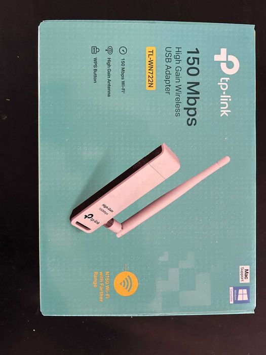 Adaptador TP-Link USB Wi-Fi Wireless N - TL-WN722N