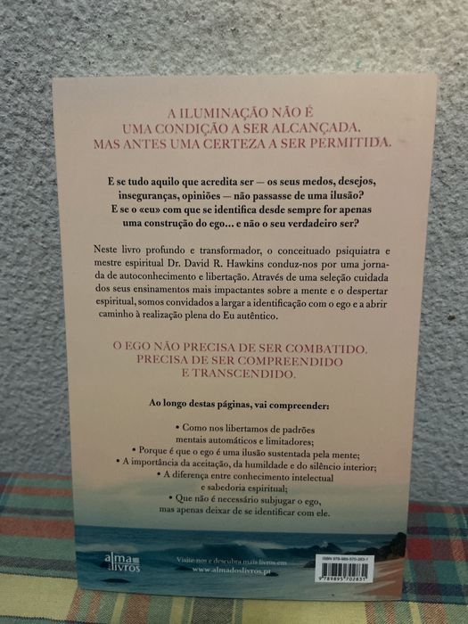 VENDO LIVRO NOVO TU NAO ES O TEU EGO LIVRO NOVISSIMO