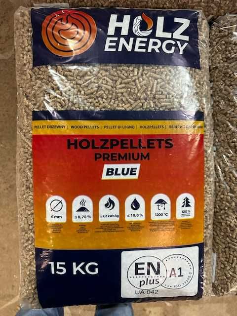 Pellet HOLZ-ENERGY Premium, ENplus A1, dostawa pow. 1 t GRATIS! GRÓJEC