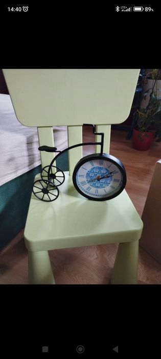 Zegar bicykl retro rower