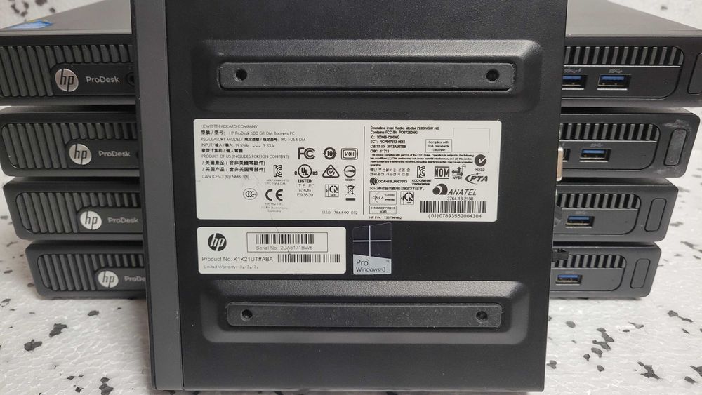 Компьютер HP ProDesk 600 G1 Core i3 4160T m.2 NVMe 8Gb DDR3 VGA DP