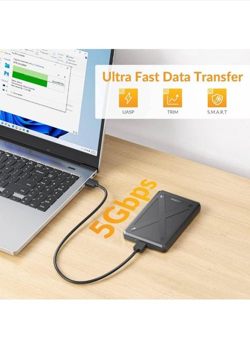 IDsonix 2.5-дюймовий корпус для жорсткого  диску USB 3.0 до SATA |||
