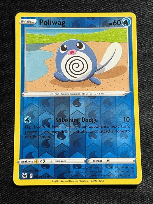 Carta Pokémon poliwag 30/196 Lost Origin