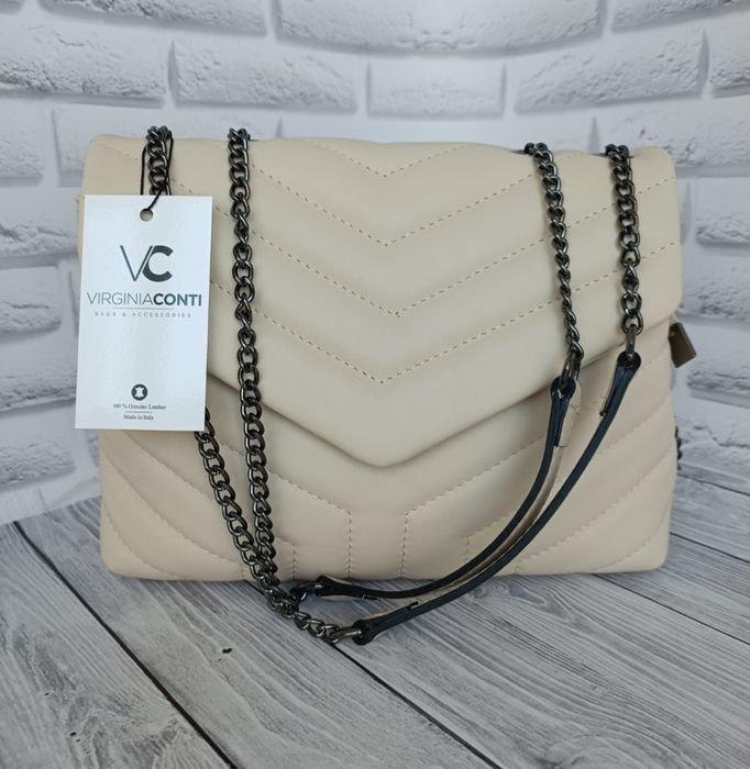 Сумка шкіряна Італія!Кожаная сумка Италия!Сумка Virginia Conti