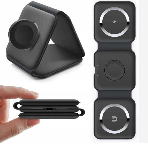 Mini magnetyczna  ładowarka indukcyjna ładowarka Telefon Smartwatch