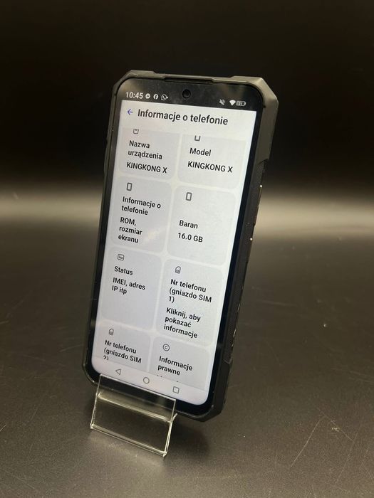 CUBOT King Kong X 5G 16/256 GB na gwarancji