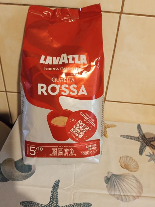 Nowa kawa ziarnista LAVAZZA QUALITA ROSSA. 1000 g.