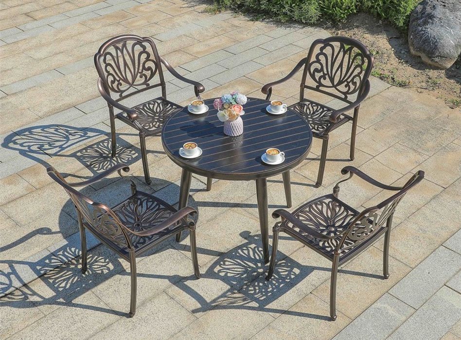 Zestaw Mebli Ogrodowych VINTAGE Meble Ogrodowe Stolik Kawowy