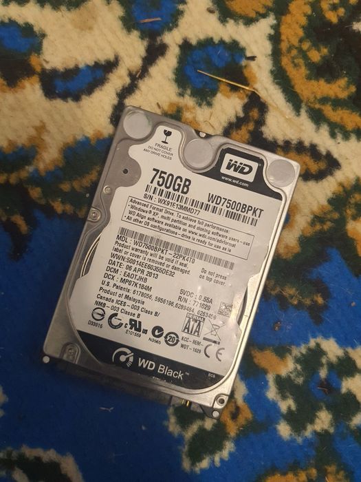 Жорсткий диск HDD 1tb 500gb 128gb