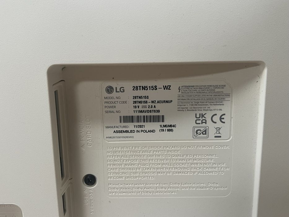 Televisao LG 28 Polegadas