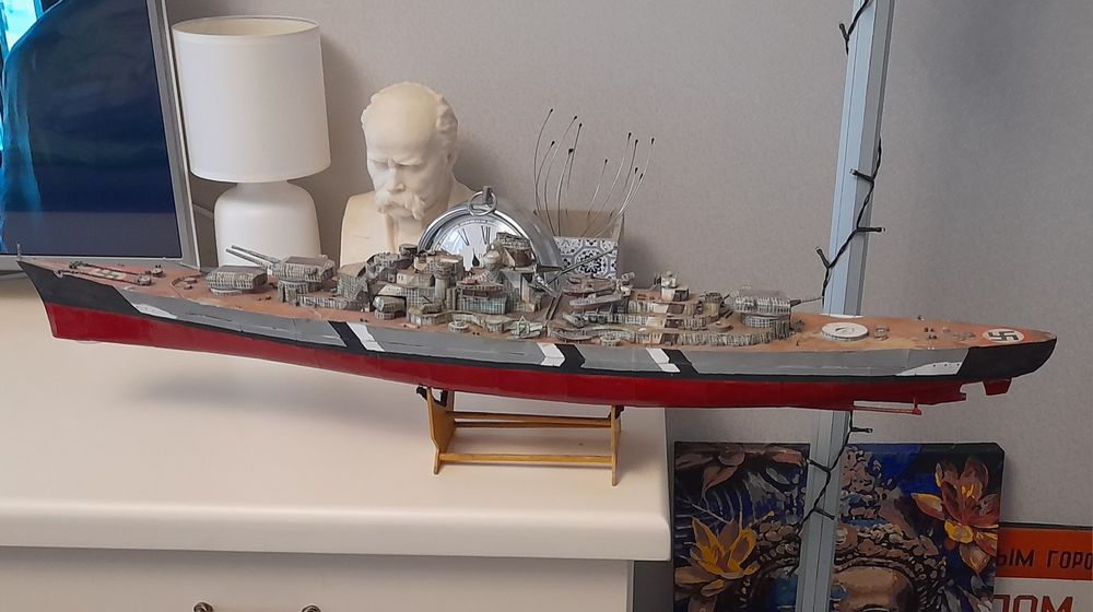 Тітанік паперова модель