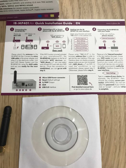 Odbiornik, streamer muzyki IcyBox