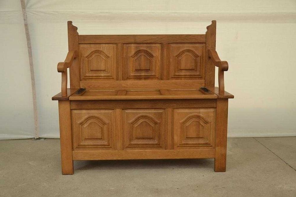 stylowa ławka kufer skrzynia