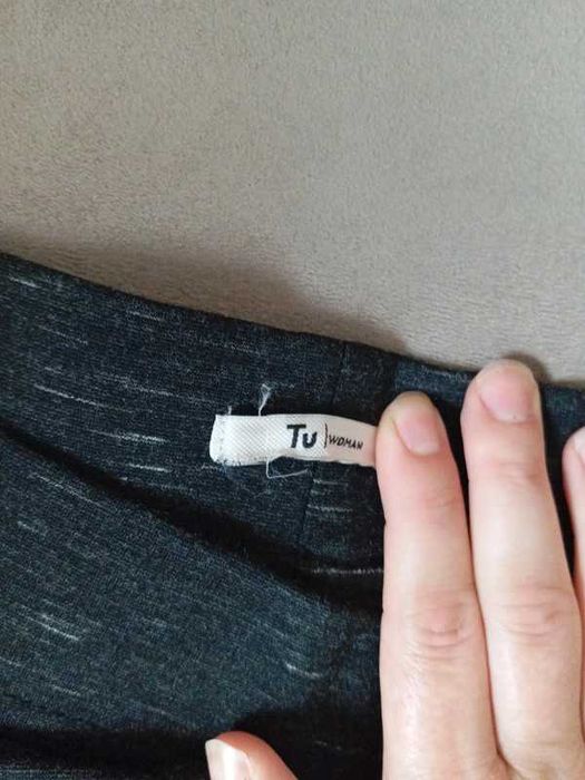 Leginsy długie Czarne Damskie 42 Elastyczne