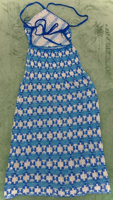 Vestido Maxi de verão azul