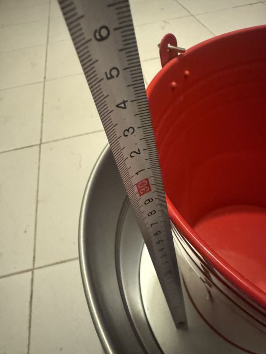 Balde e alguidar zincado Ikea NOVOS