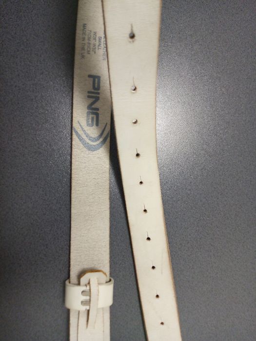 Pasek skórzany damski