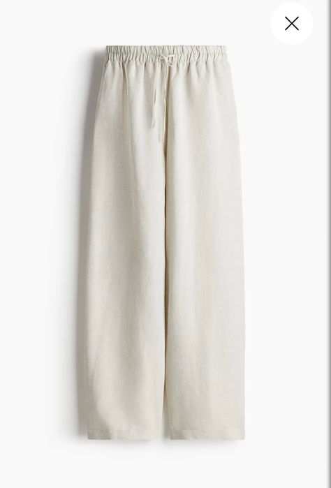 Штани лляні h&m Л