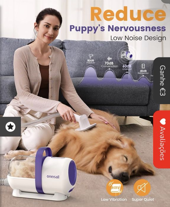 Pet Grooming kit & Vacuum Lm5 - Novo