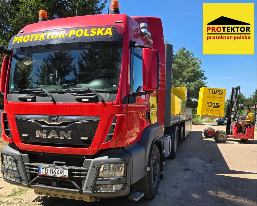 TRANSPORT spedycja logistyka dostawa rozładunek wózek widłowy TIR HDS