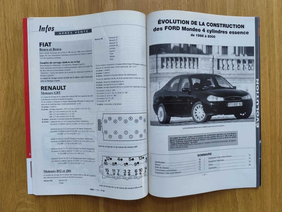 RTA Magazine Peugeot 306 Citroen Xantia Ford Mondeo