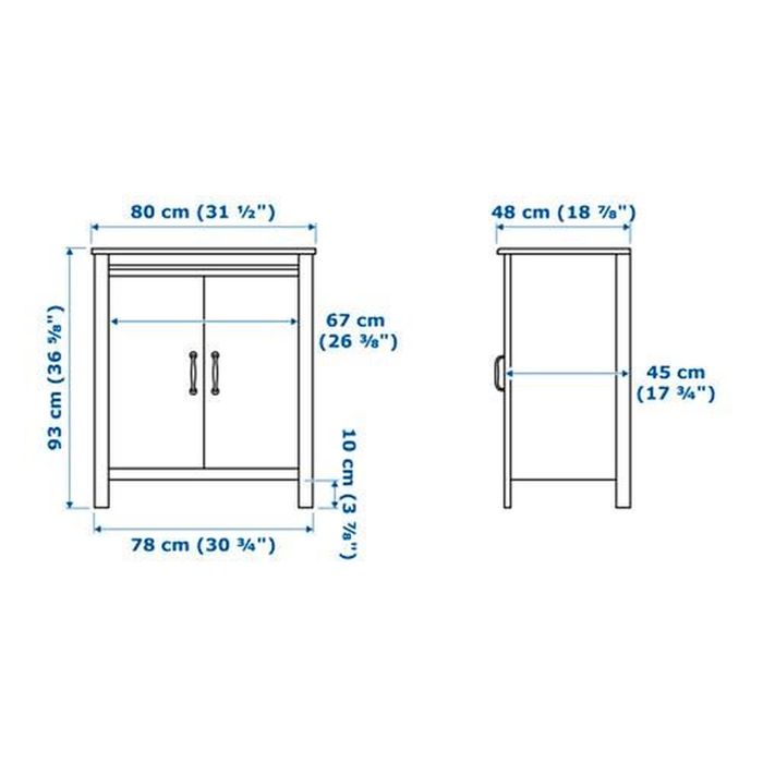 Armário BRUSALI Ikea