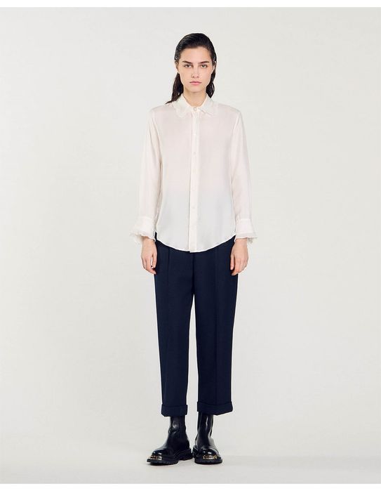 Шикарна шовкова блуза Sandro Paris