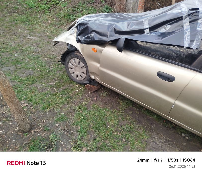 ЗАЗ Ланос 1.5  после дтп