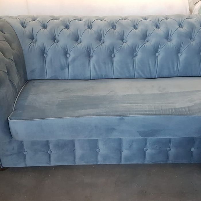 Chesterfield narożnik tkanina easy clean