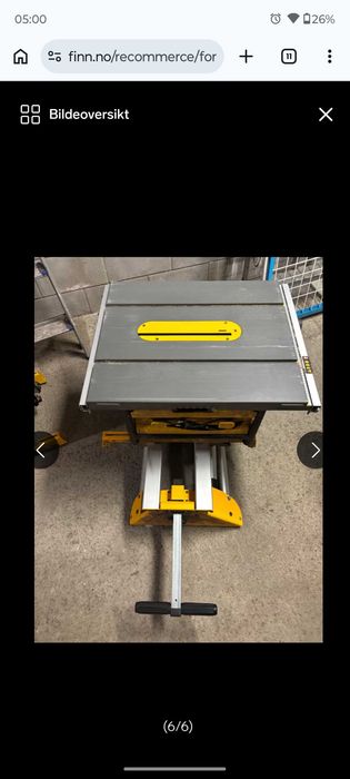 DeWalt piła stołowa dwe746