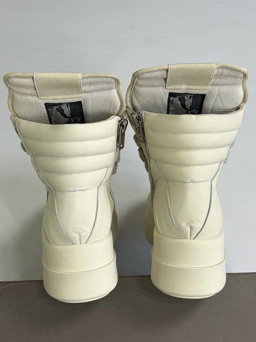 Rick Owens Geobasket double bumper jumbo laces білі кеди кеды белые 43