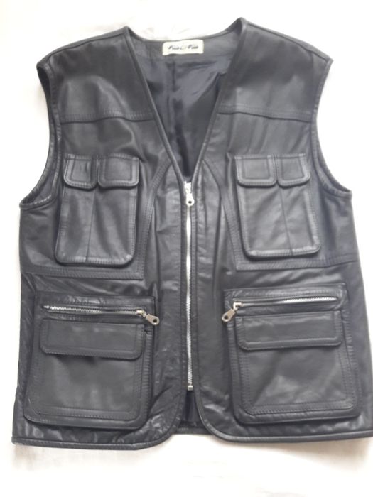 Жилетка натуральная кожа