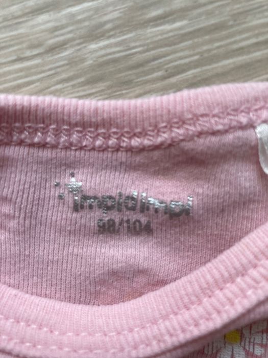 Body z długim i krótkim rękawem rozm. 104