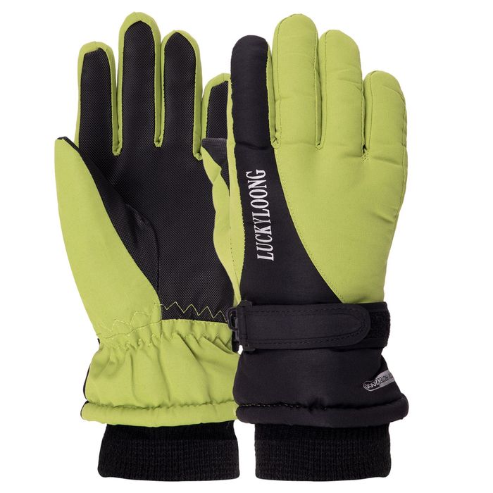 Перчатки горнолыжные теплые детские Lucky Gloves 9990 размер M-XL