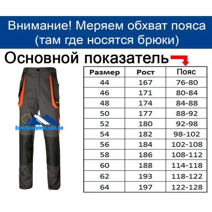 Штаны рабочие, брюки спецодяг, рабочая одежда, спецодежда 231