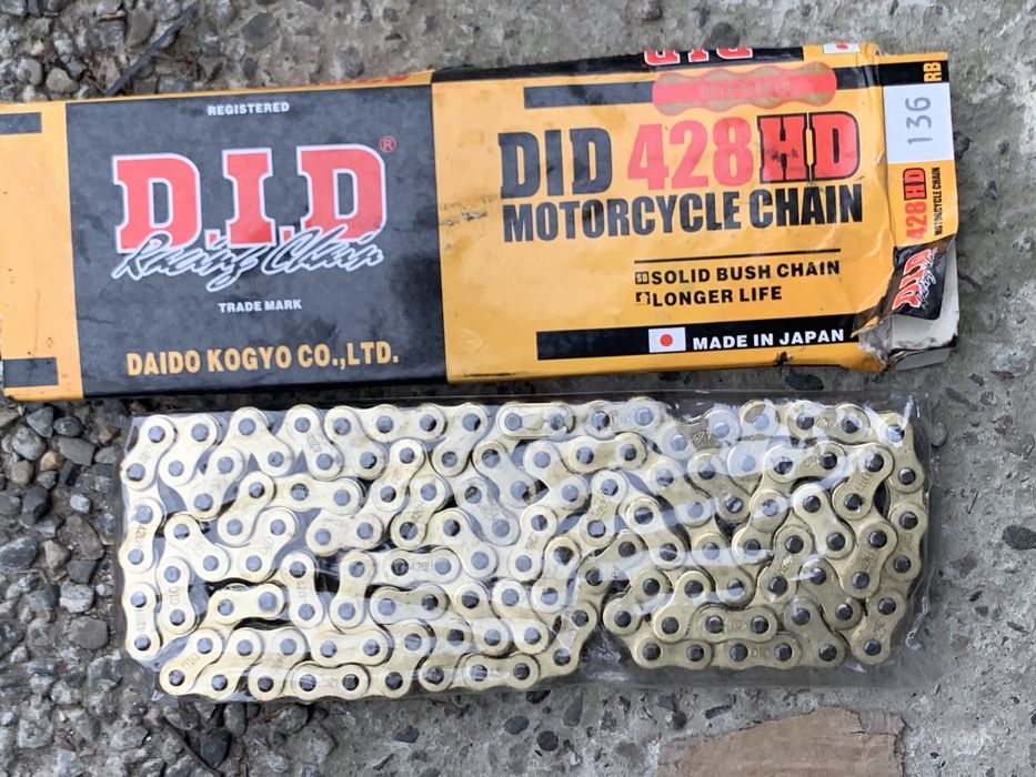 Мотоциклетний Ланцюг/Цепь/Зірка/Зірки   420/428/520/525/530.