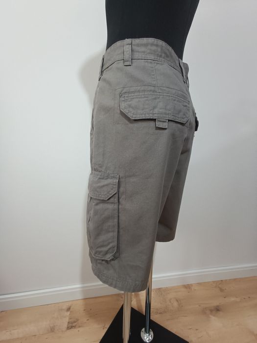 Oliwkowe męskie spodenki szorty cargo Denim Co używane XL/XXL