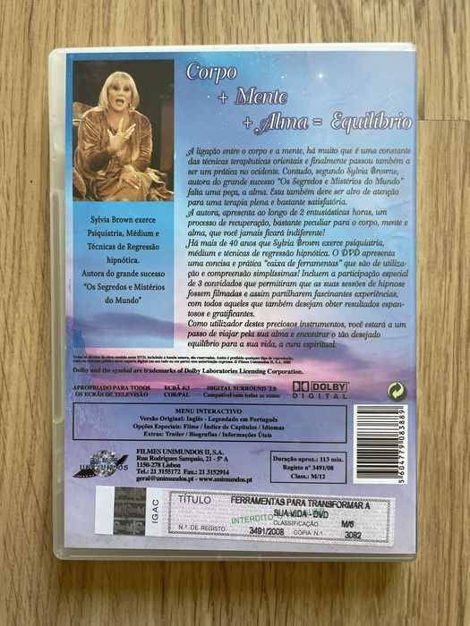 Bonita e Elegante Estátua Budista acompangada de um mini Buda e um DVD