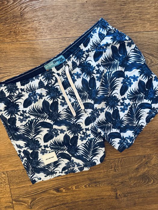 Krótkie spodenki męskie szorty męskie niebieskie XL Diverse sys.