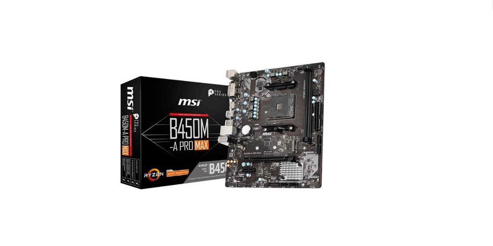 Motherboard Amd Msi b450m A-Pro usada bom estado na caixa original