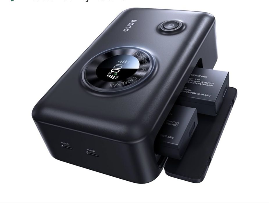 Зарядний пристрій llano 2-in-1 TurboCell Canon LP-E17 + Power Bank 20W