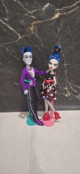 Ghoulia yelps love's not dead monster high 2 pack sloman slo mo lalka