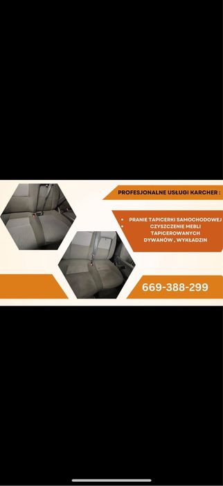Pranie tapicerki  jedyne 70 zl do konca stycznia